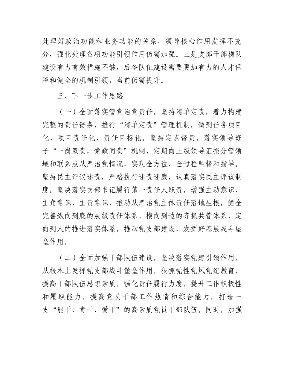 党支部书记履行全面从严治党第一责任人责任情况报告.docx_第3页