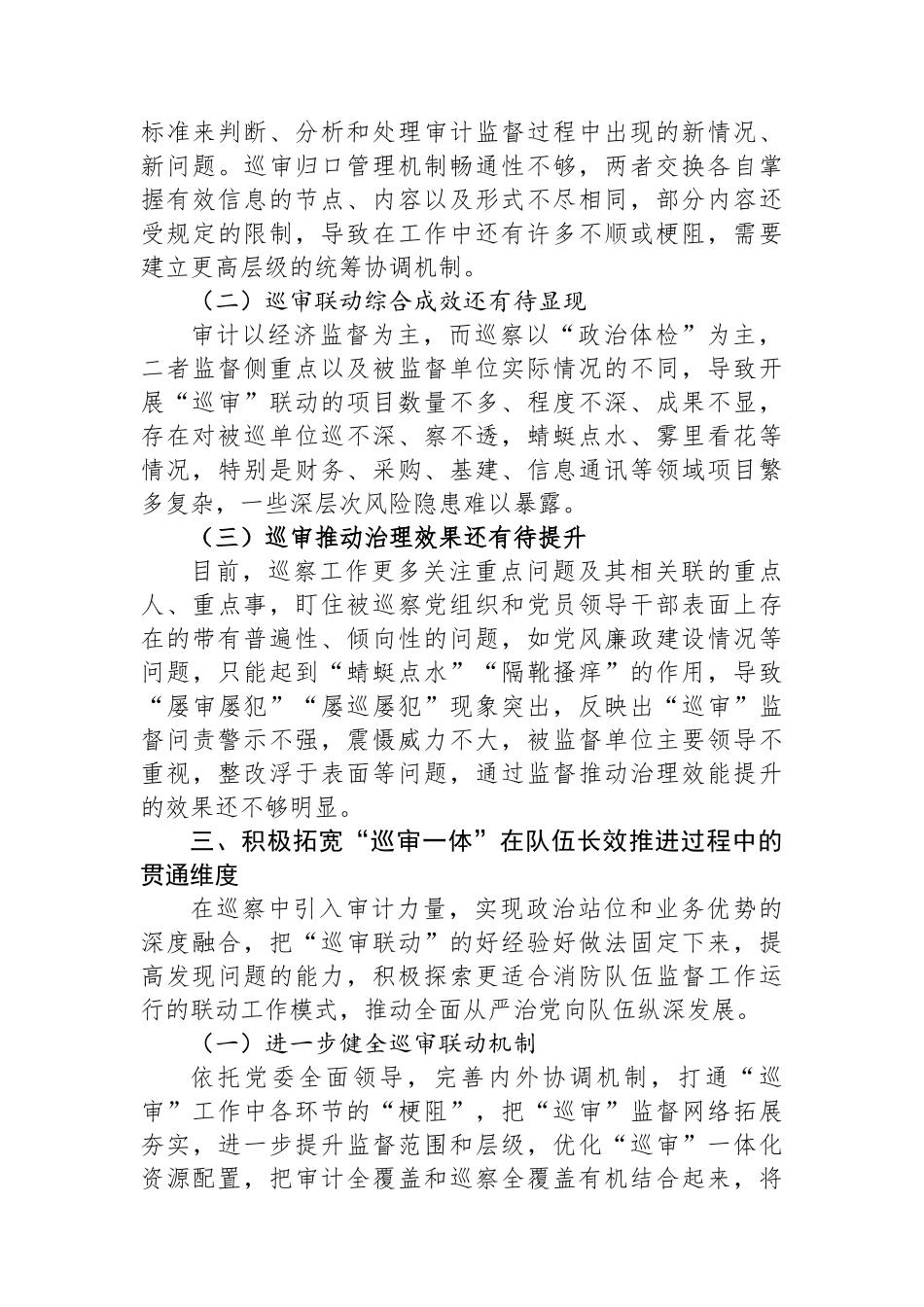 关于深化巡察与审计监督联动模式的调研与思考.docx_第3页