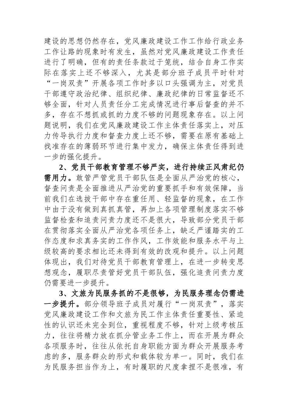 市文化和旅游局党风廉政建设工作情况报告.docx_第3页