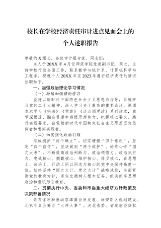 校长在学校经济责任审计进点见面会上的个人述职报告.docx