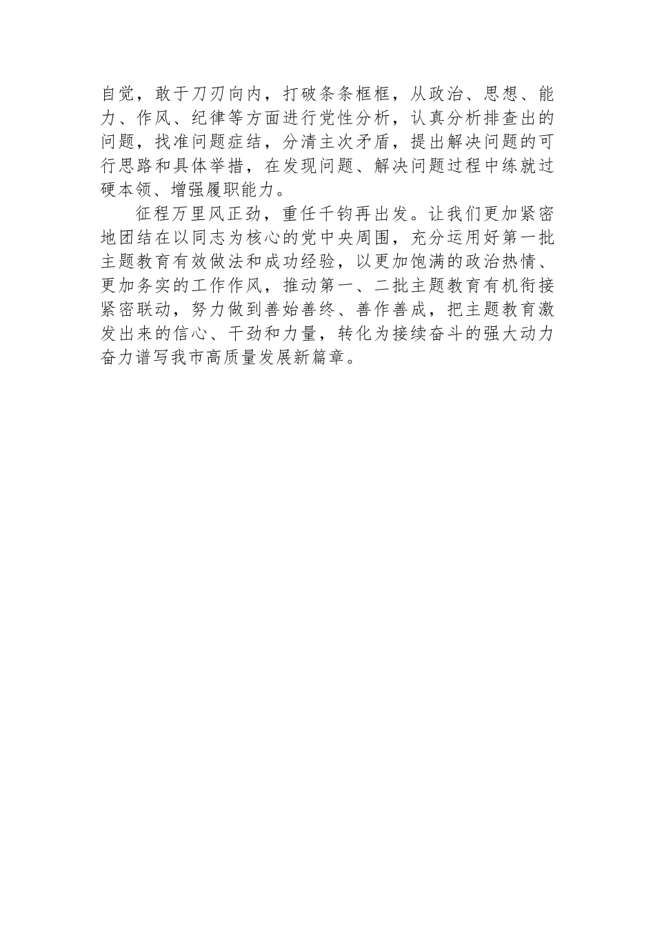 研讨发言：高质量开展主题教育+踔厉奋发阔步新征程.docx_第3页