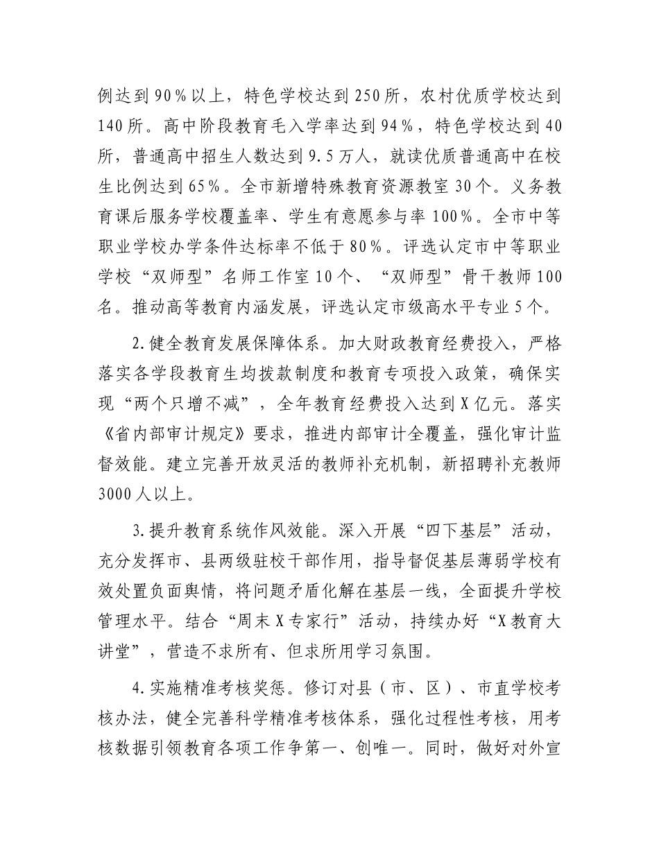 某市2024年教育工作要点.docx_第2页