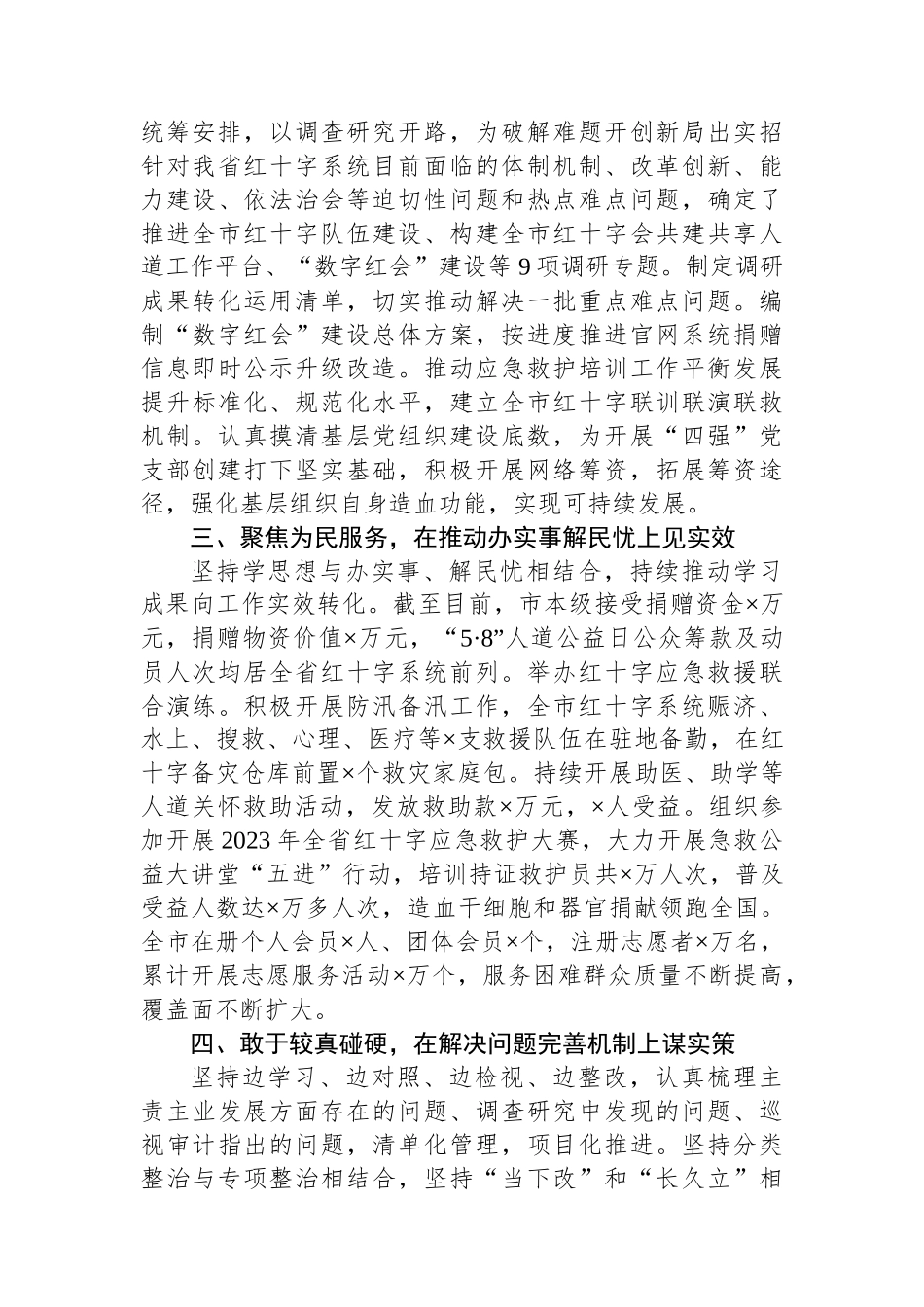 市红十字会主题教育工作总结.docx_第2页