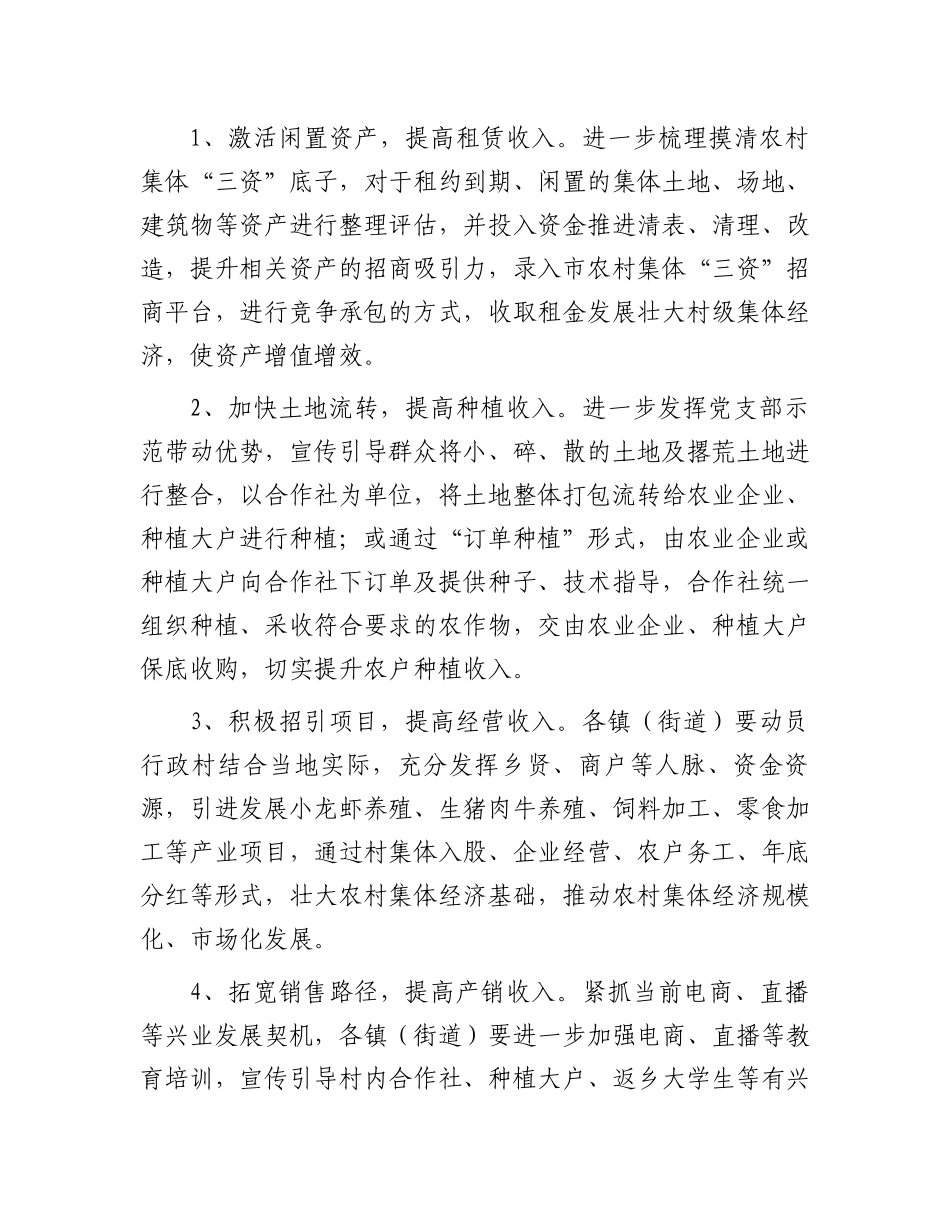 市农村集体经济发展实施方案.docx_第3页