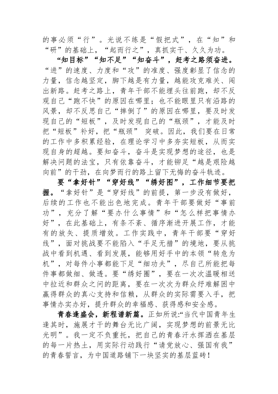 基层干部学习共青团十九大精神心得体会.docx_第2页