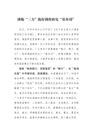 锤炼“三力”练好调查研究“基本功”.docx
