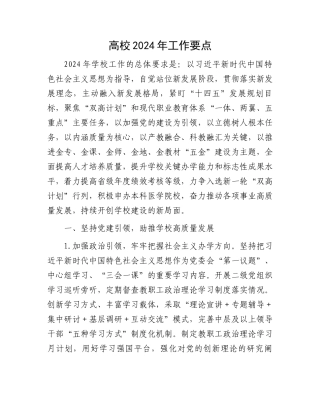 高校2024年工作要点.docx