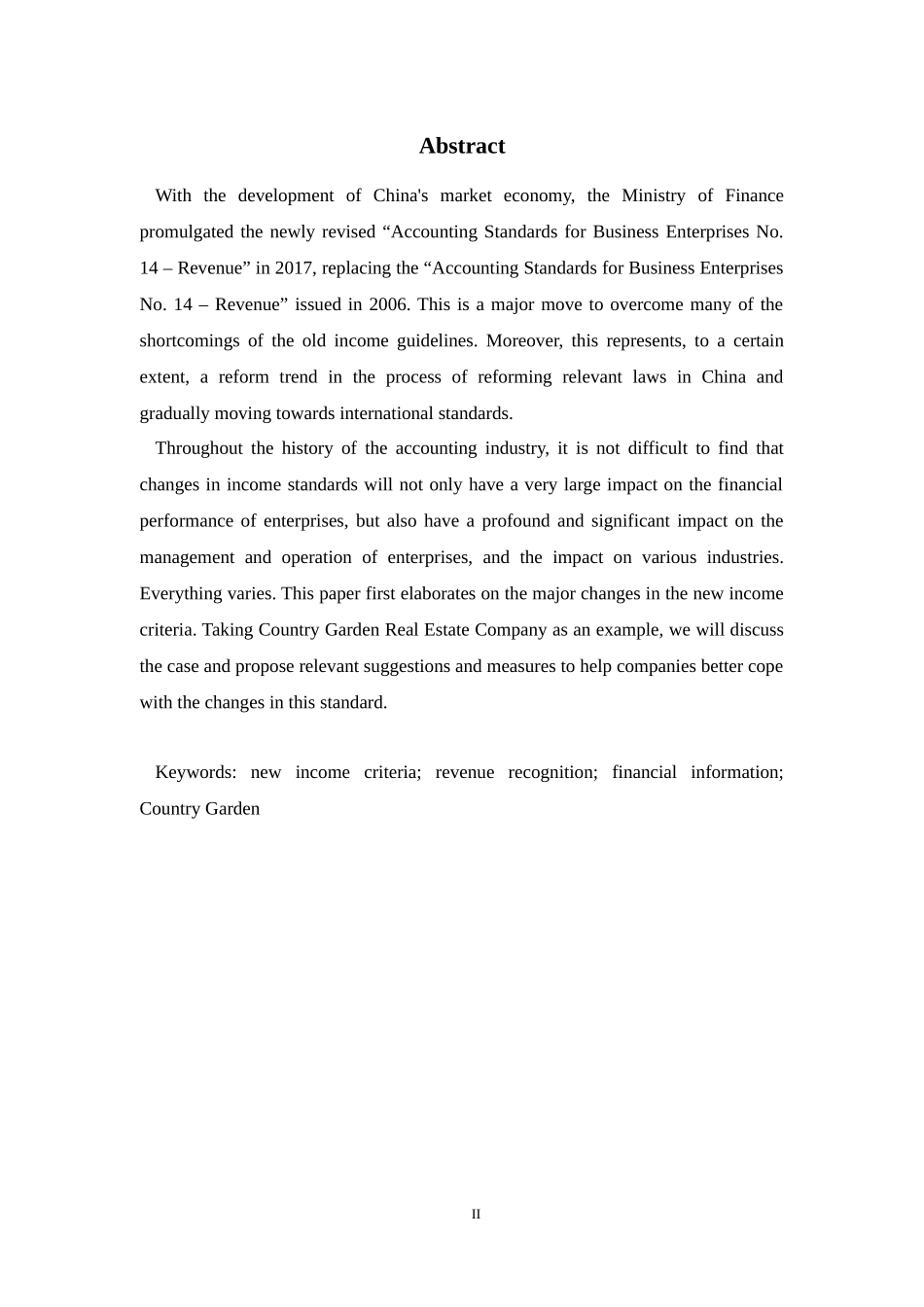 浅析新收入准则对企业财务信息的影响分析研究  财务管理专业.docx_第2页