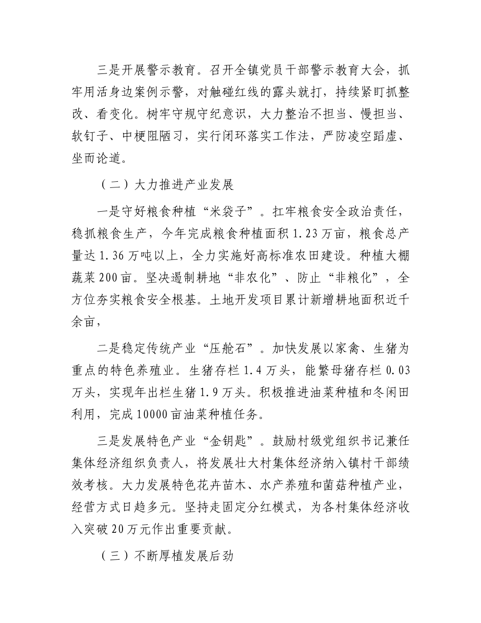 乡镇2024年上半年工作总结和下半年工作打算.docx_第2页
