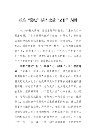 校准“党纪”标尺 度量“公仆”方圆.docx