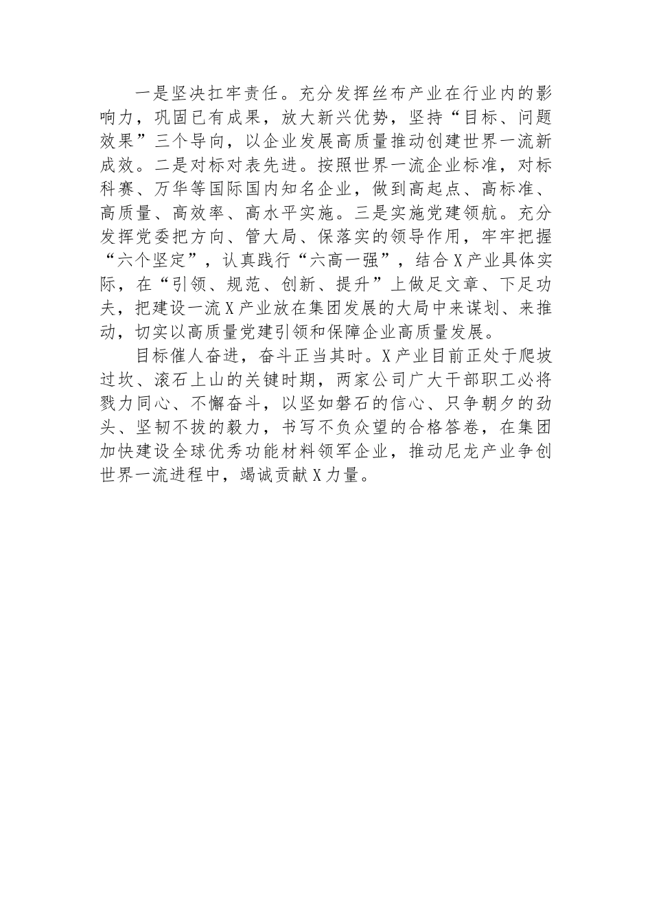 在集团贯彻落实集团第一次党代会精神专题会议上的发言.docx_第3页