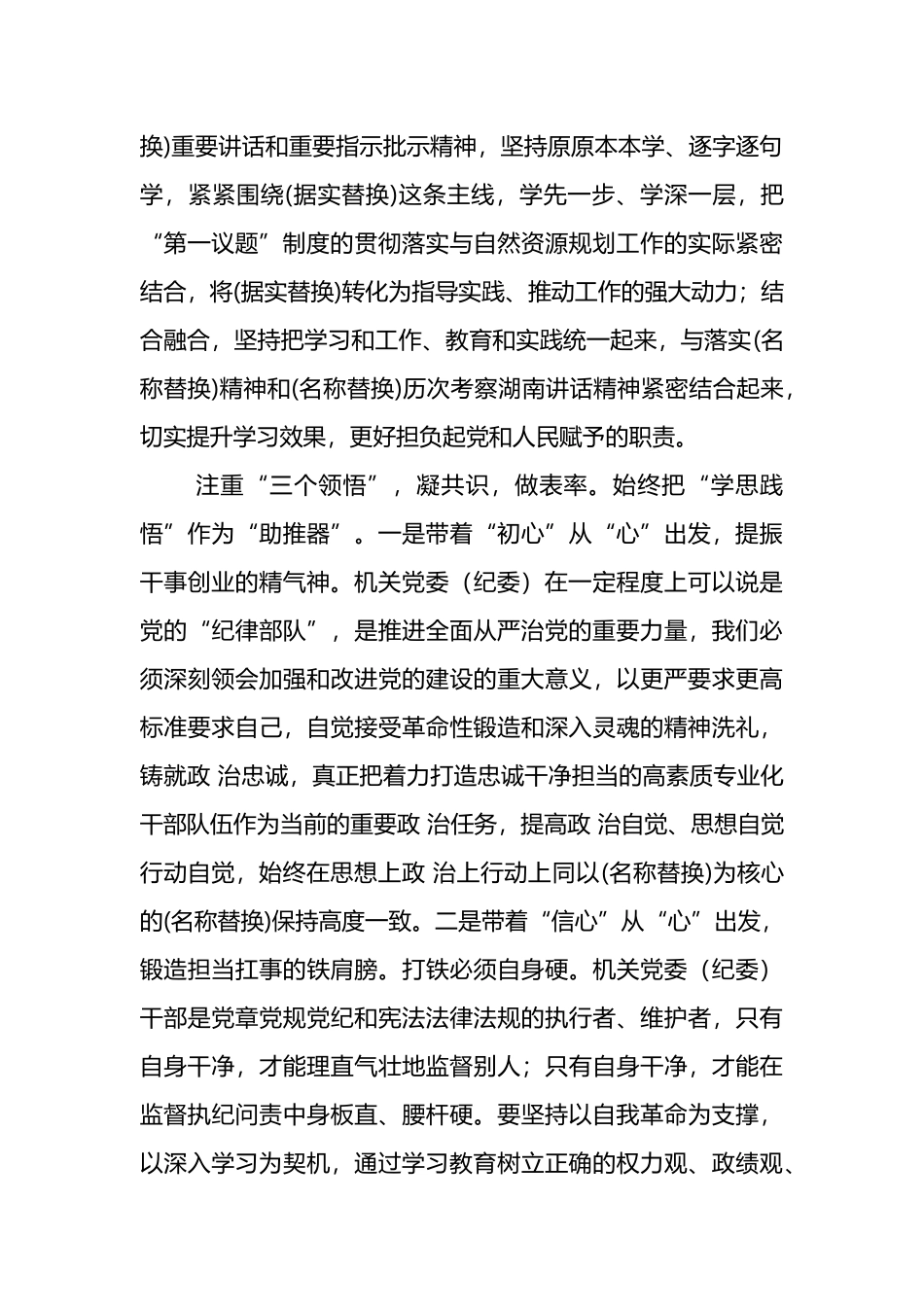 在局机关学习考察湖南重要讲话精神研讨交流会上的发言范文.docx_第2页