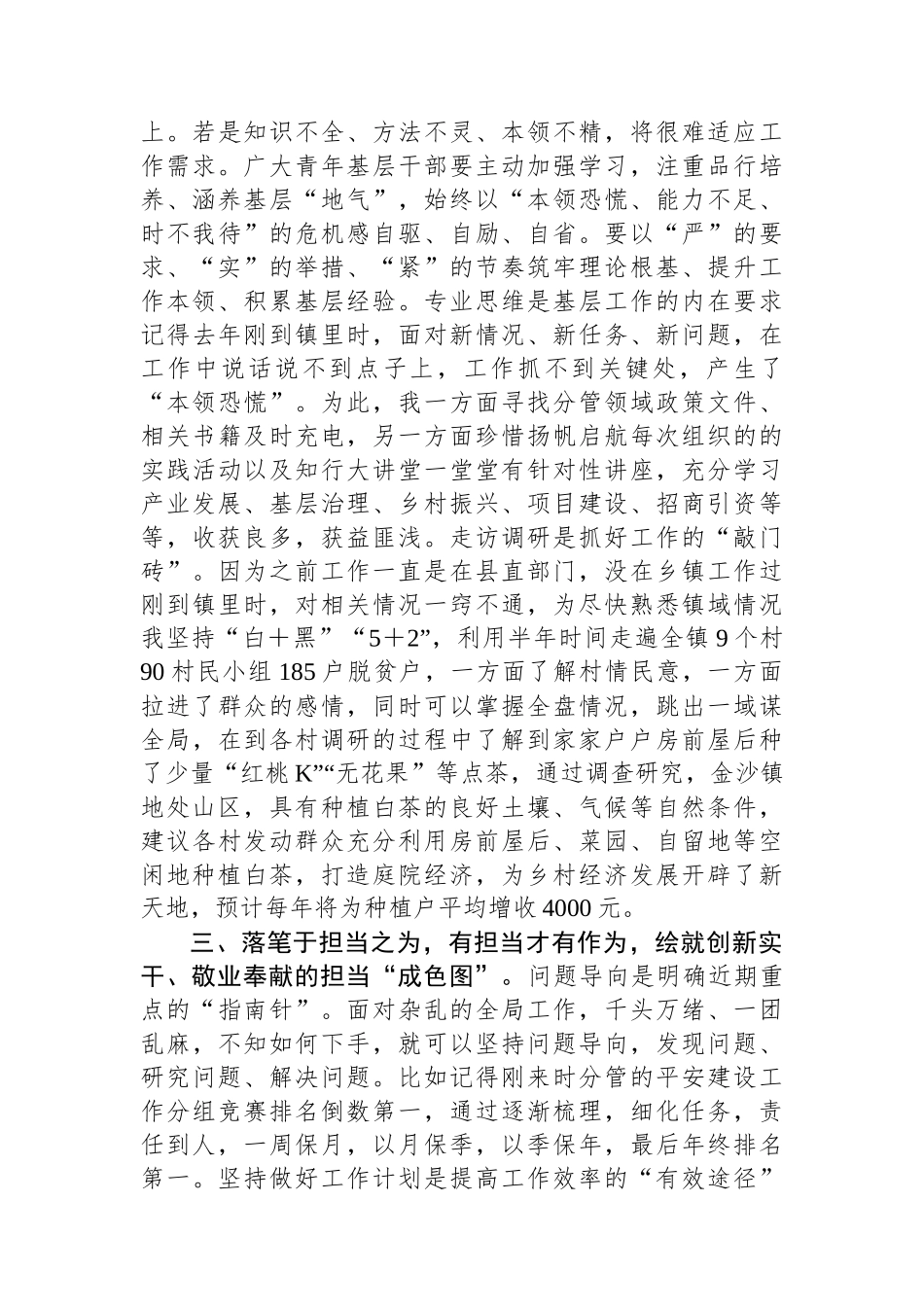 在年轻干部座谈会暨挂职干部座谈会上的发言.docx_第2页
