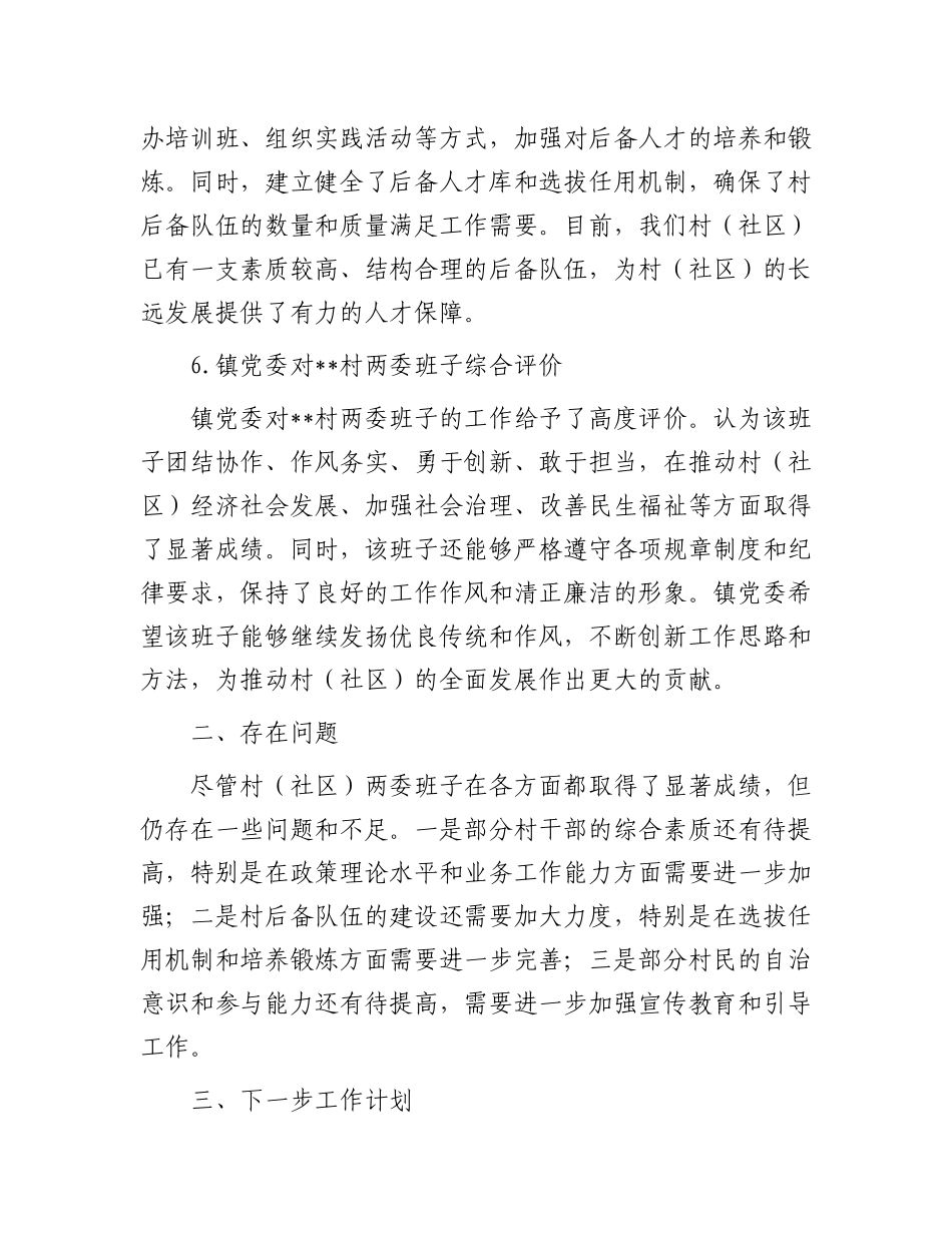 村（社区）班子届中分析评估报告.docx_第3页