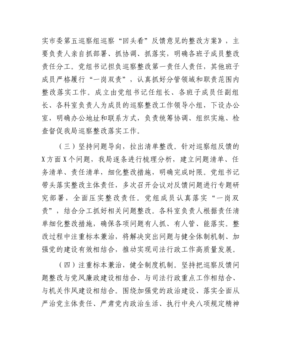 市司法局巡察“回头看”整改进展情况报告.docx_第2页