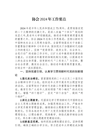 协会2024年工作要点.docx