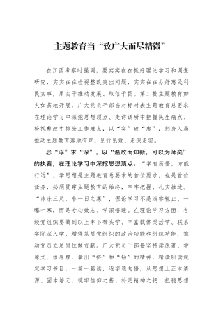 主题教育当“致广大而尽精微”.docx