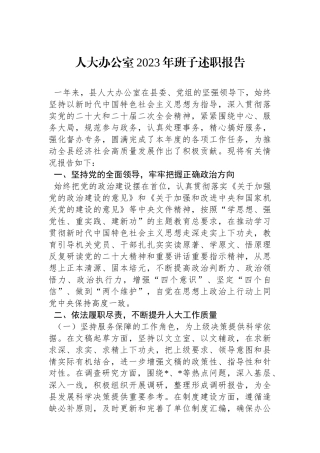 人大办公室2023年班子述职报告 (1).docx