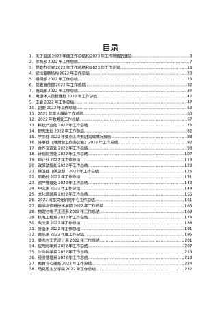某高校各单位工作总结汇编50篇.docx