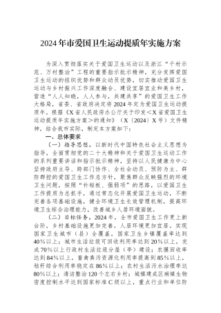 2024年市爱国卫生运动提质年实施方案.docx