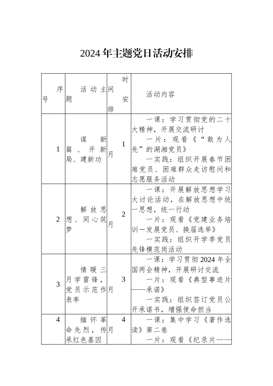 2024年主题党日活动安排.docx_第1页
