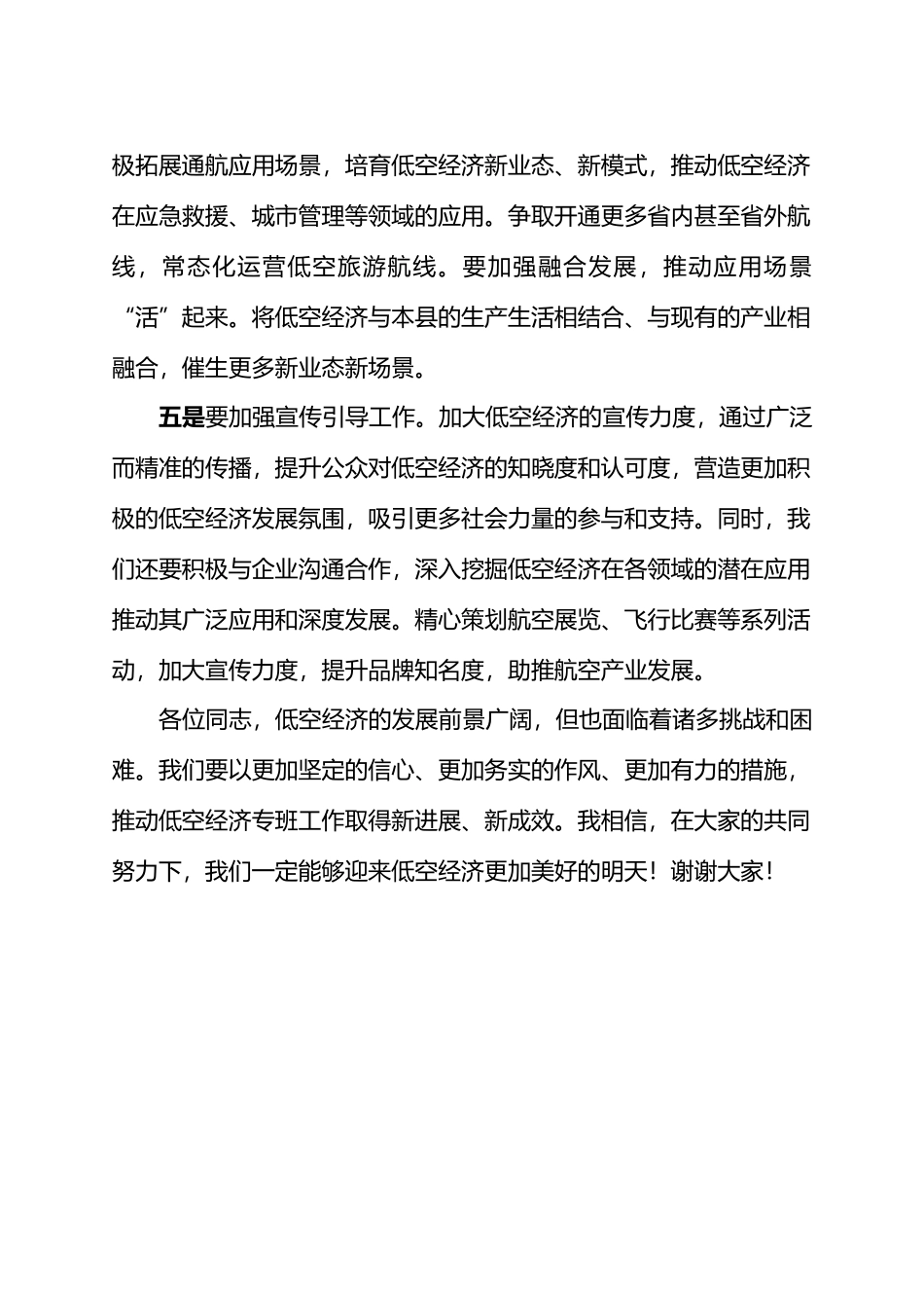 在低空经济工作专班动员会上的讲话稿.docx_第3页