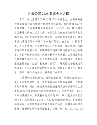 在分公司2024务虚会上讲话 (1).docx