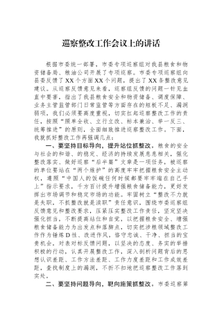 巡察整改工作会议上的讲话.docx