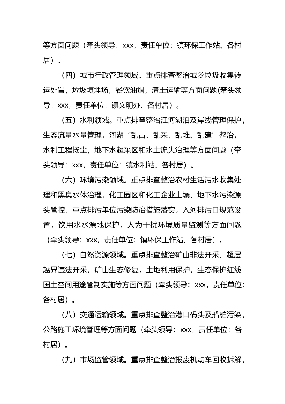 镇排查整治突出生态环境问题工作方案.docx_第2页