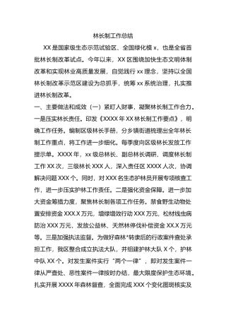 林长制工作总结.docx