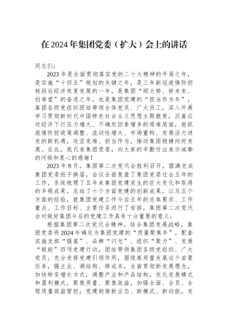 在2024年集团党委（扩大）会上的讲话.docx