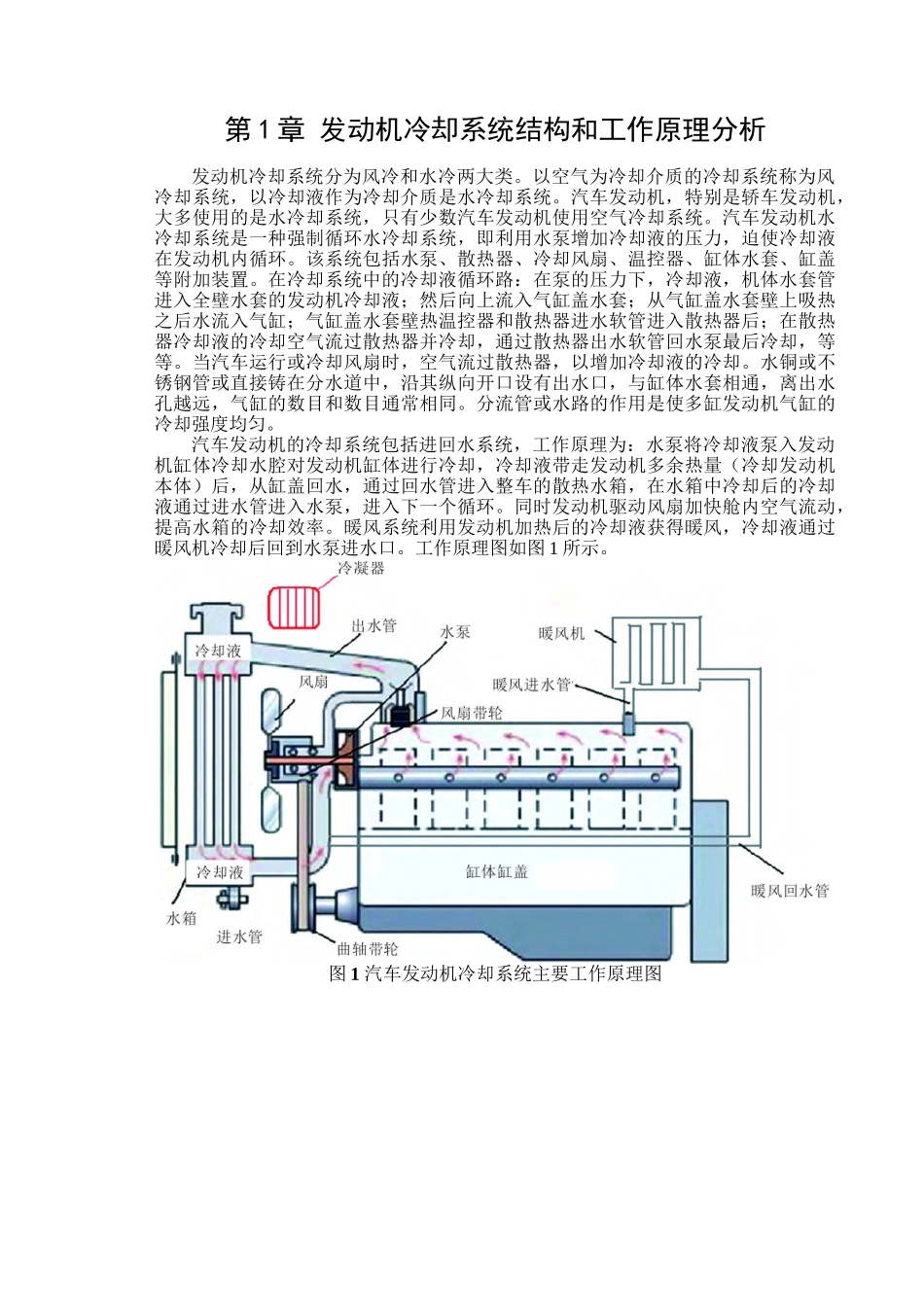 发动机冷却系统的作用与维护分析研究 汽车工程管理专业_第3页