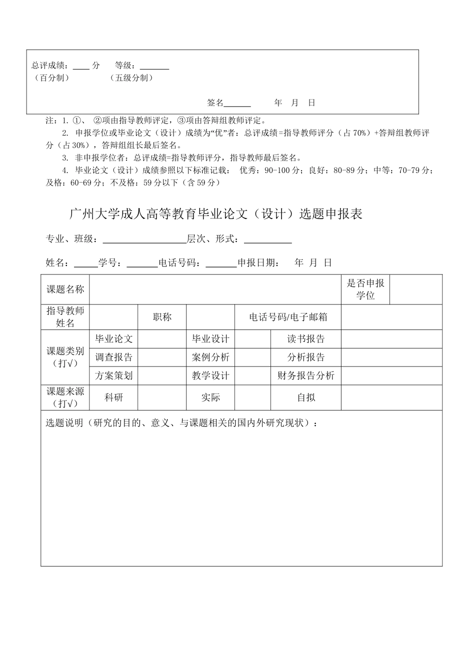 非学位用表格模板梳理汇总_第3页