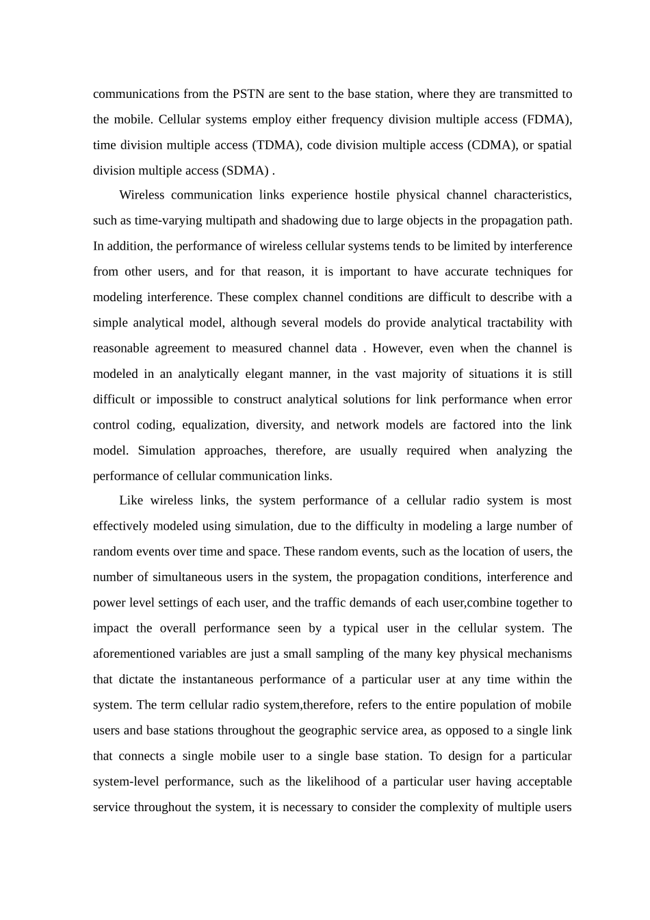 蜂窝无线通信系统的研究分析  信息工程专业_第2页