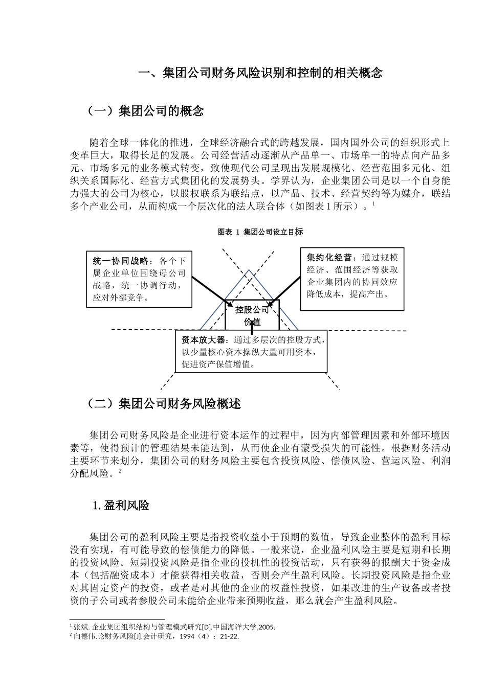 集团公司财务风险识别和管控分析研究——以BG集团为例  会计学专业_第2页