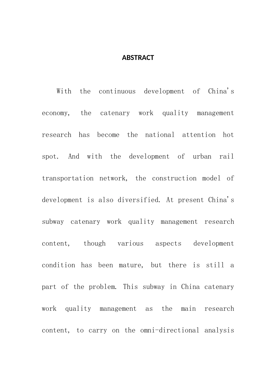 地铁接触网工作质量管理的研究分析 电气工程专业_第2页