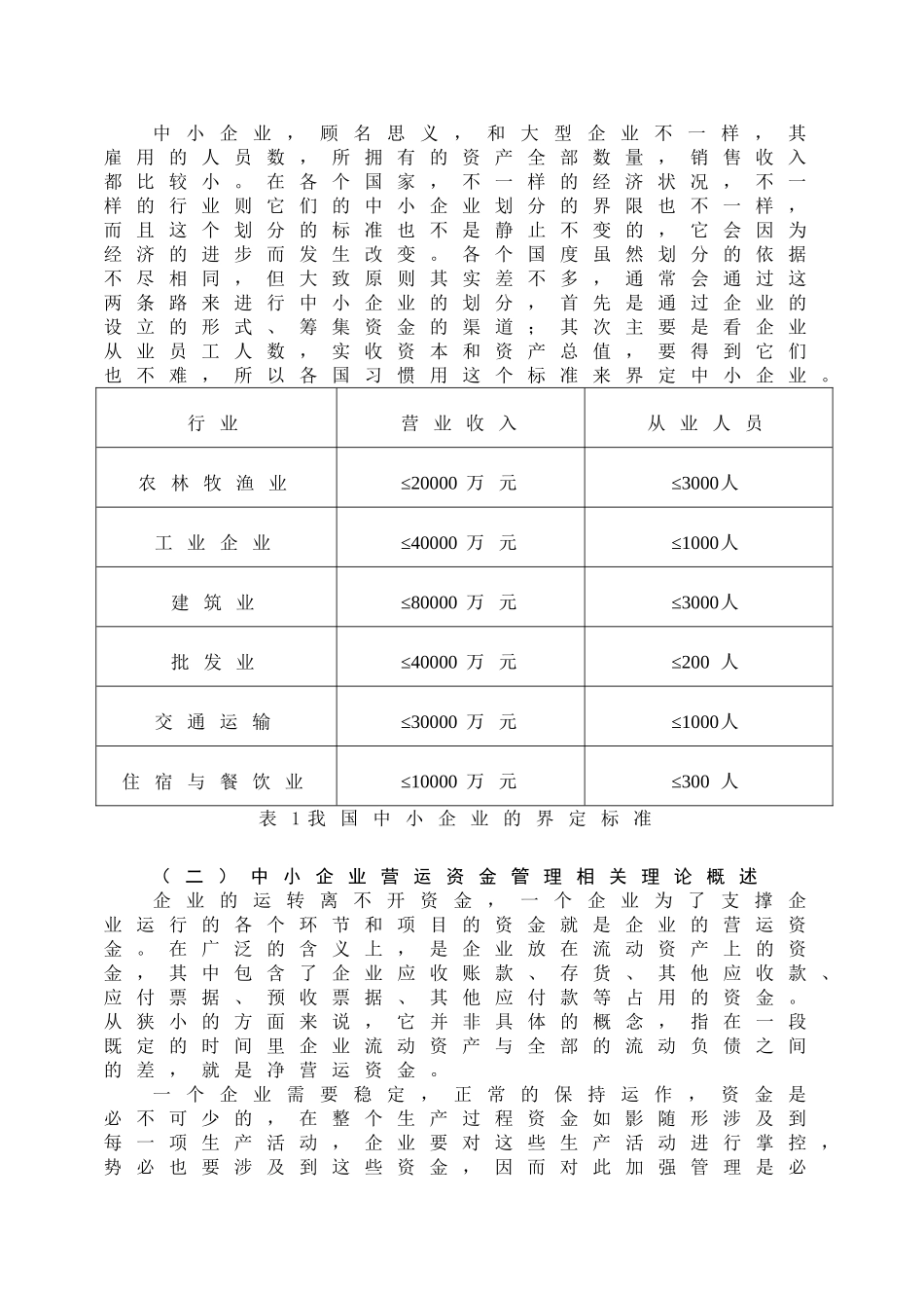 加强中小企业营运资金的管理分析研究  财务会计学专业_第3页