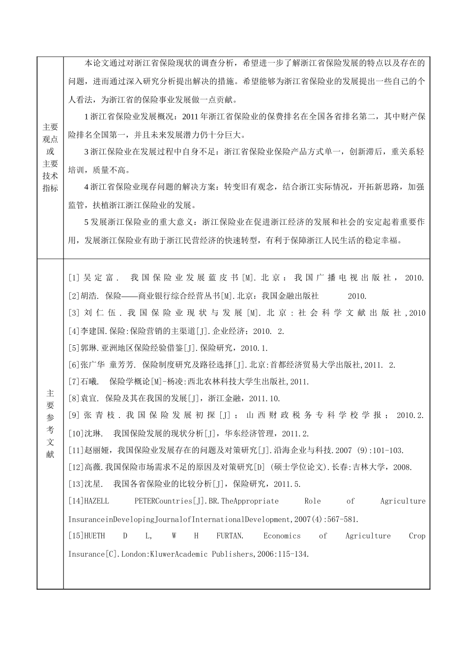 浙江保险业的现状与发展问题分析研究  工商管理专业_第2页