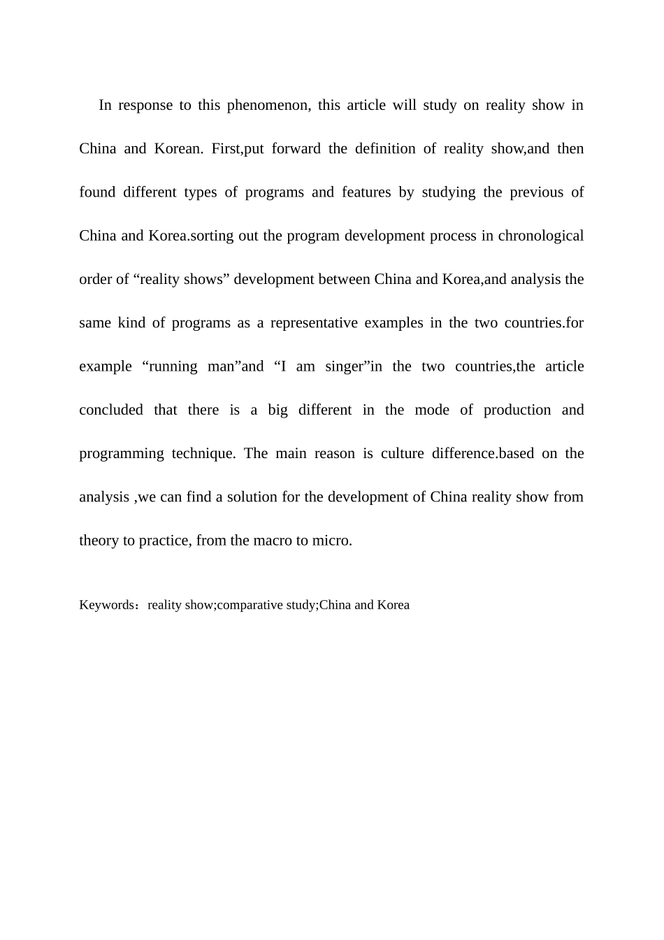中韩同版权真人秀娱乐节目的对比研究研究  影视综艺管理专业_第3页