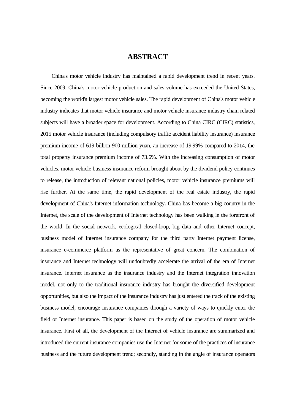 汽车保险电子商务销售模式现状分析及发展思考分析研究  汽车服务工程 专业_第2页