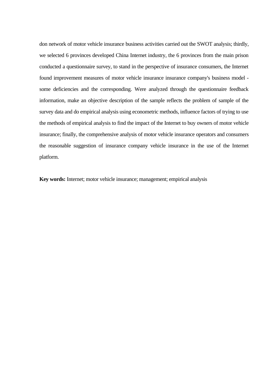 汽车保险电子商务销售模式现状分析及发展思考分析研究  汽车服务工程 专业_第3页