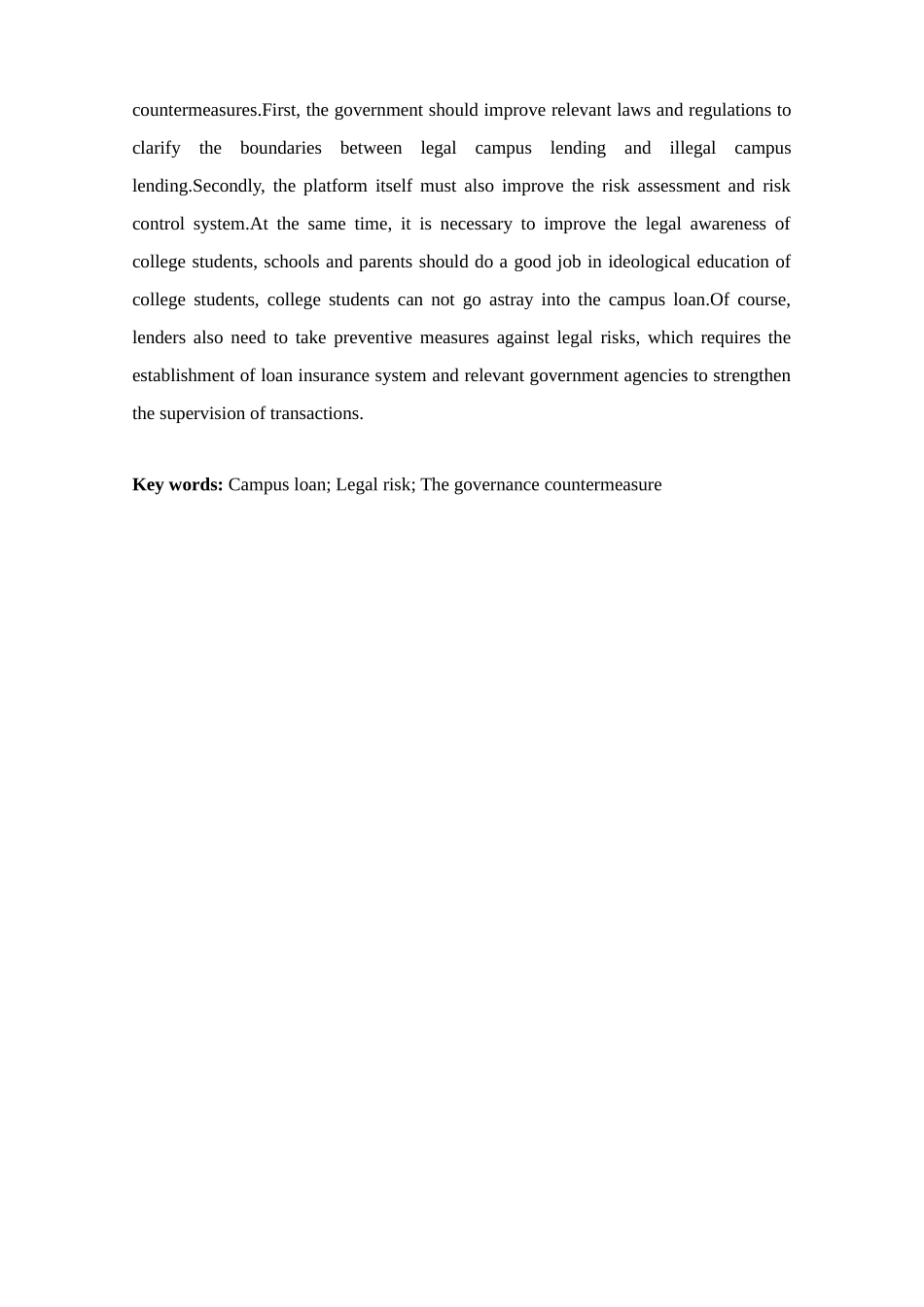 校园贷的法律风险及其治理对策研究分析 法学专业_第3页