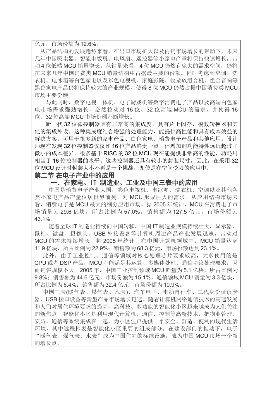 MCU未来的发展分析研究 工商管理专业_第3页