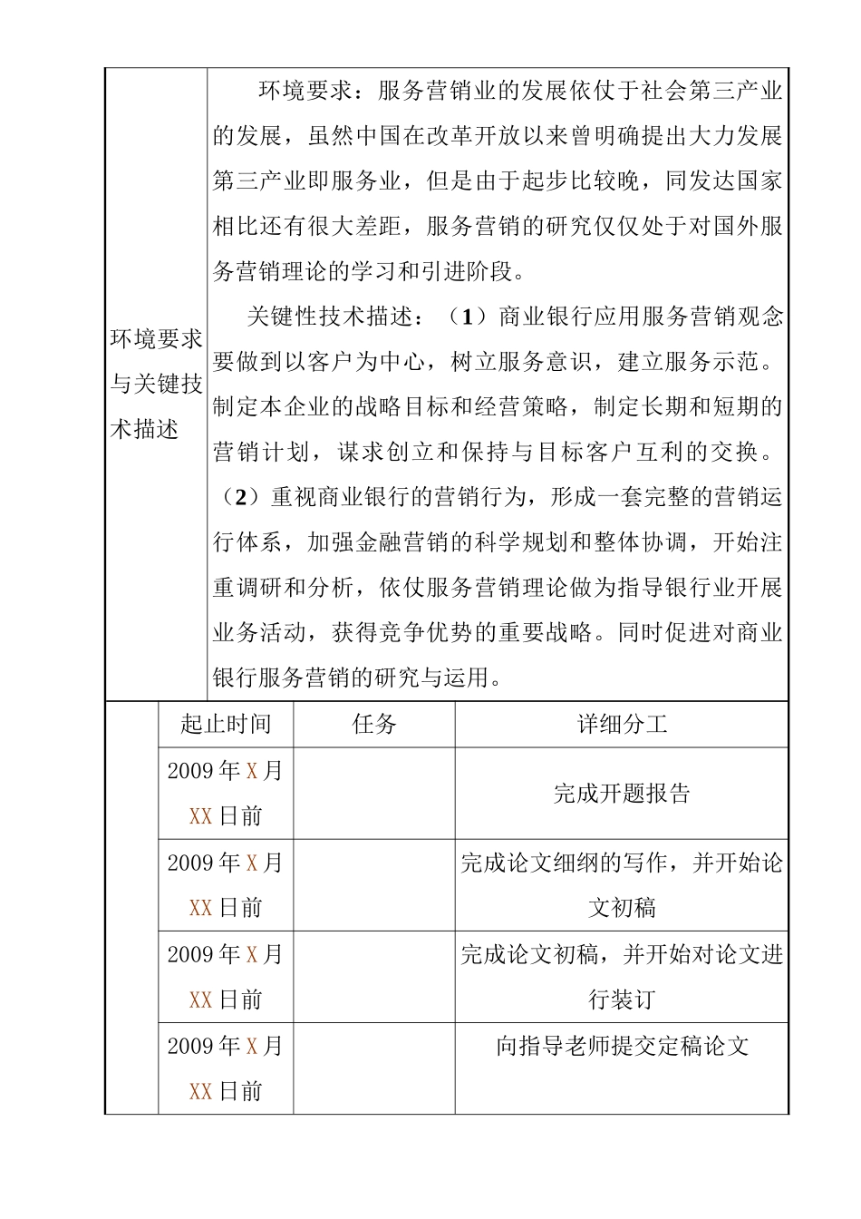 论商业银行的服务营销分析研究 开题报告_第2页