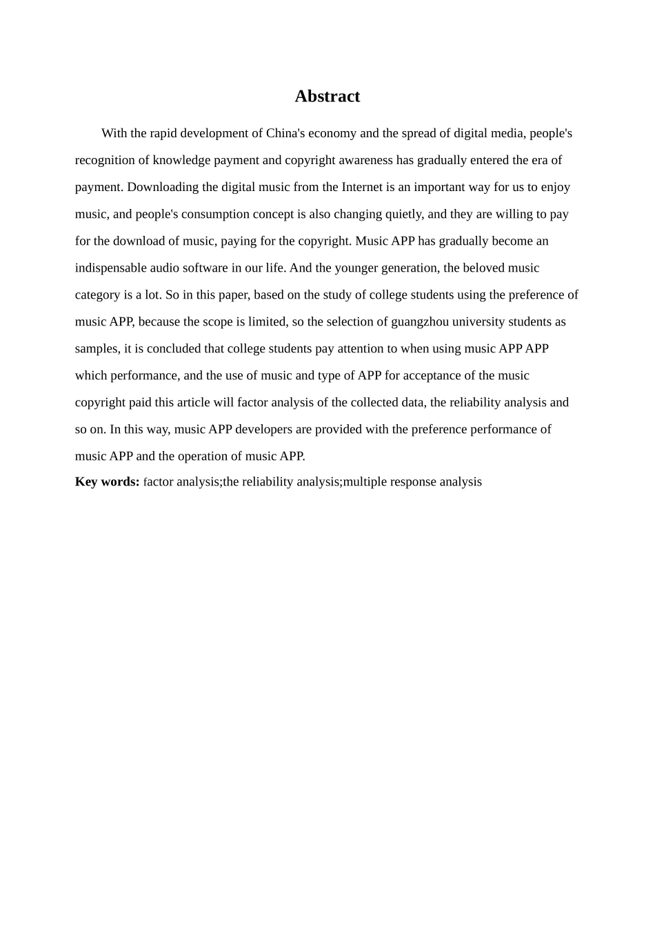 广州市大学生使用移动音乐APP的偏好分析研究  社会学专业_第2页