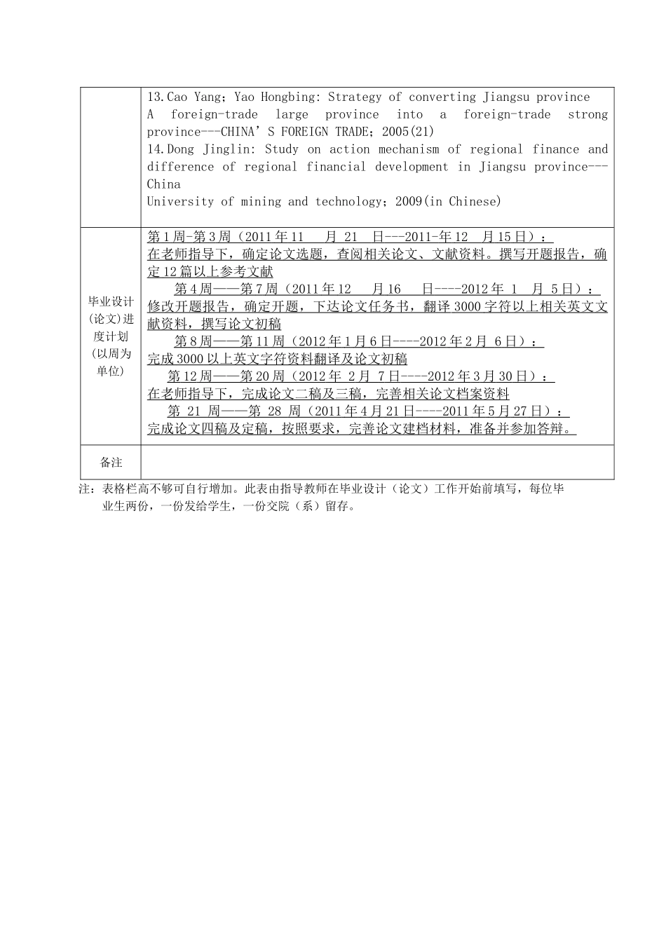 江苏省对外贸易现状分析及对策   开题报告任务书_第2页