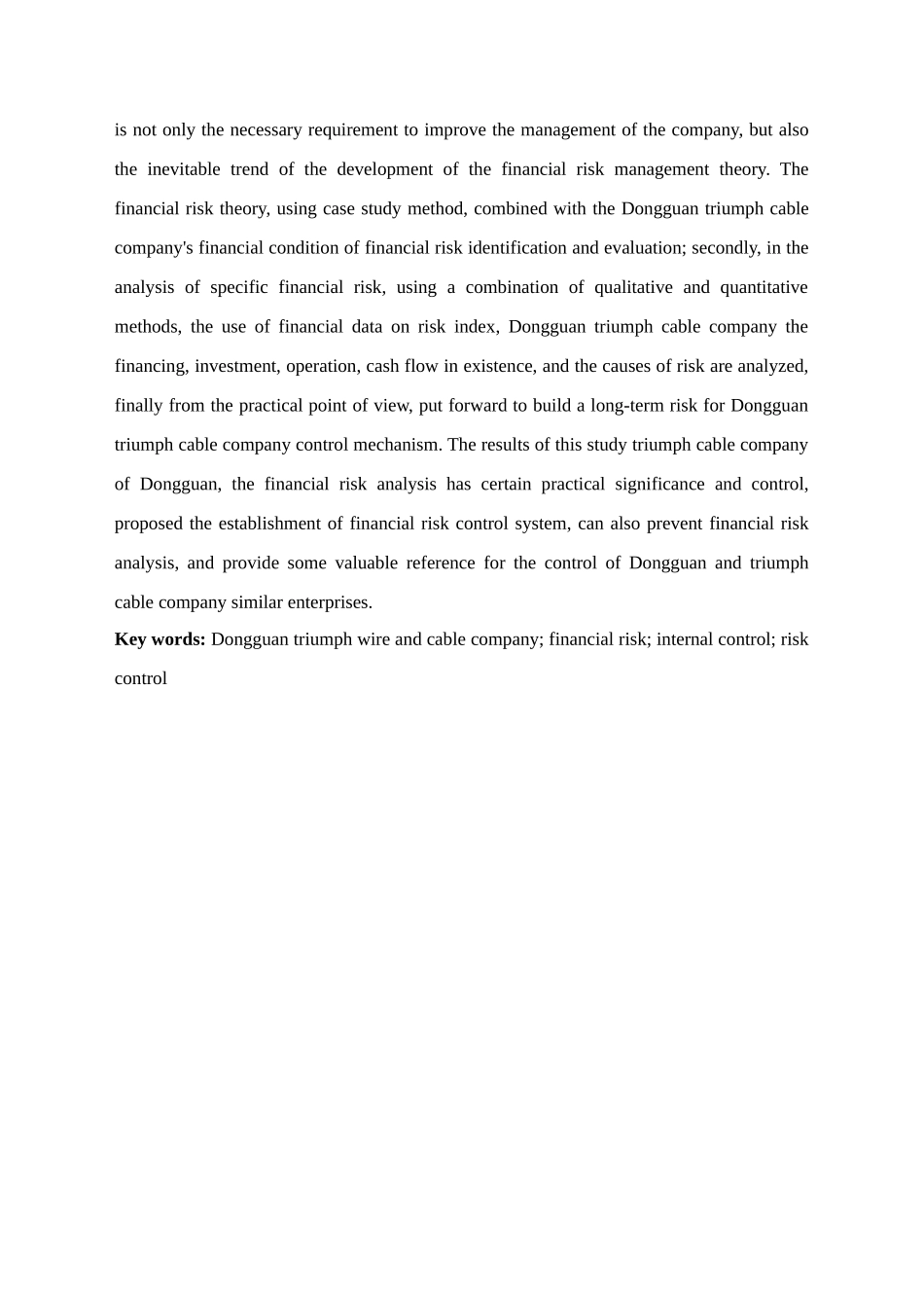 东莞胜牌电线电缆公司财务风险控制研究_第3页