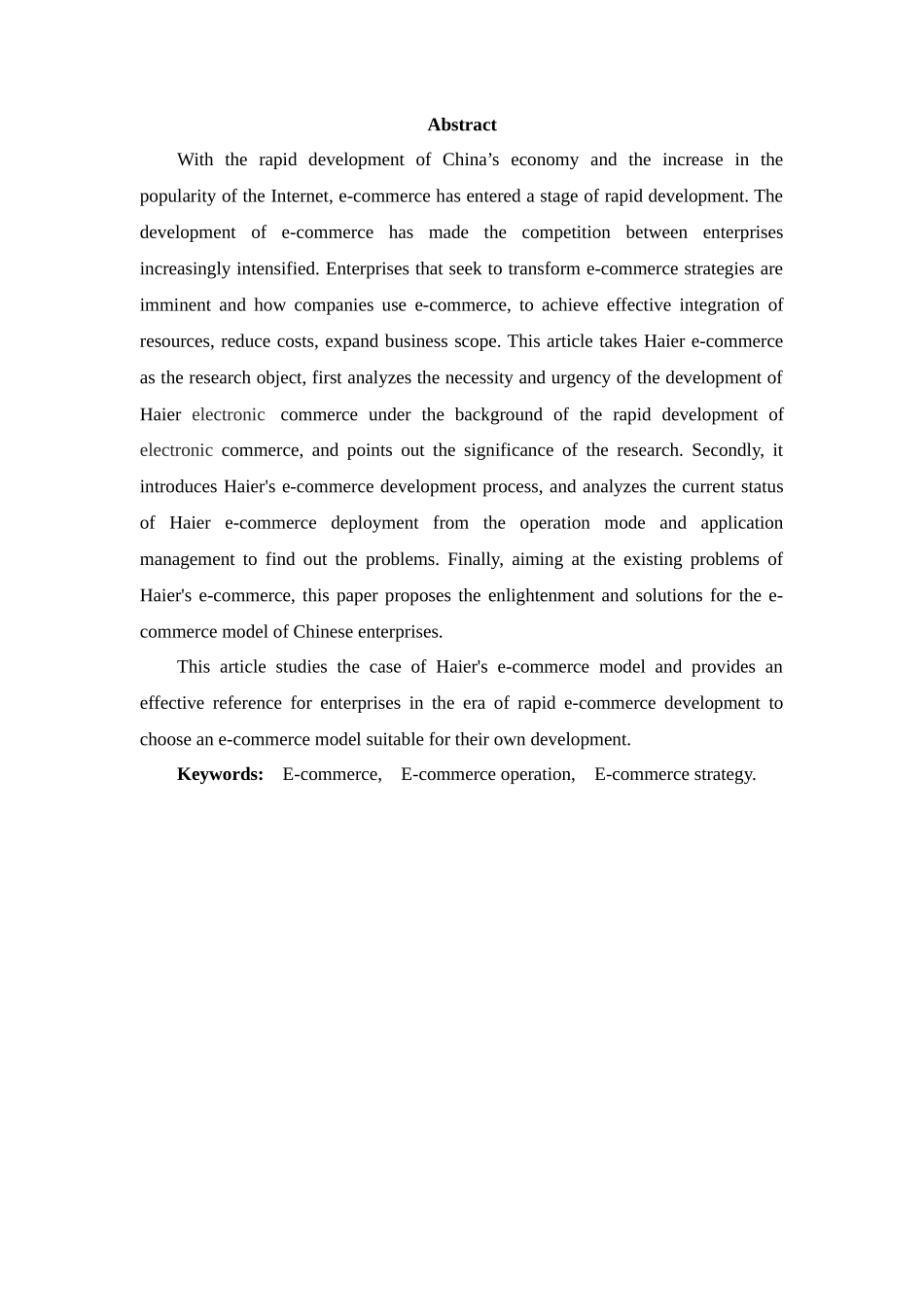 浅谈企业应收账款管理存在的问题及对策分析研究   财务管理专业_第3页