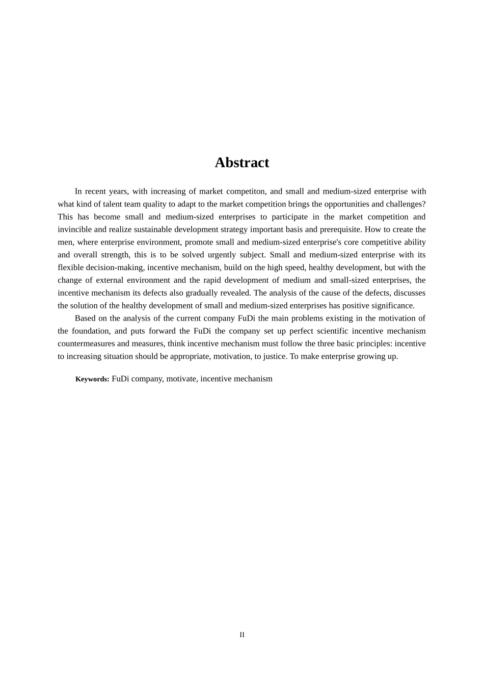 富迪公司员工激励研究（论文+文献翻译）_第2页