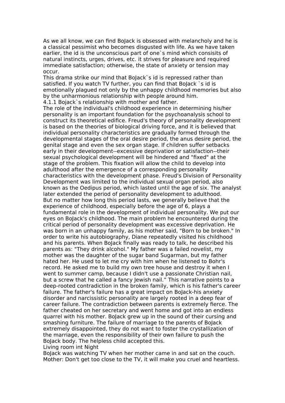 从佛洛依德人格结构理论分析马男波杰克的人物形象_第3页